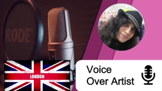 record a female voiceover in my british accent