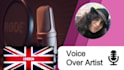 record a female voiceover in my british accent