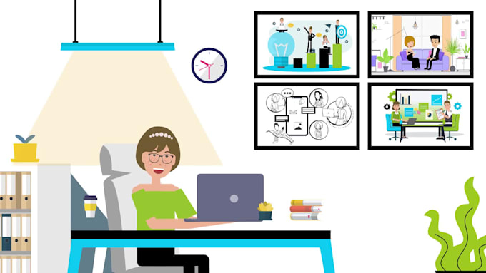 do crystal clear 2d animated explainer video for sales