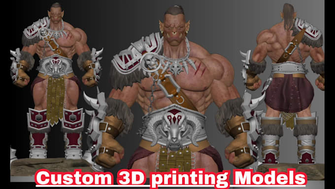 sculpt 3d model or character stl file for 3d printing