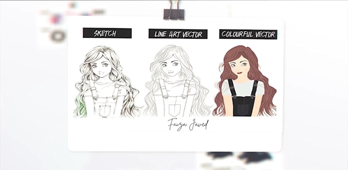 do vector tracing, line art, vectorize image, convert image to vector and logo
