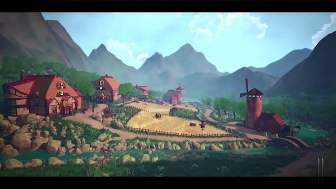 Crear diseño de entorno 3d nivel estilizado terreno realista en unity