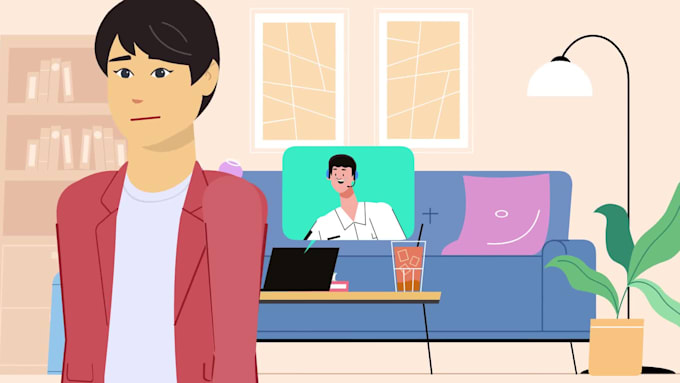 create a 2d animated explainer video or marketing video
