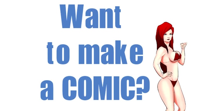 draw a comic, manga or cartoon illustration page