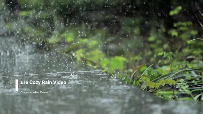 create HD thunder sounds with rain video
