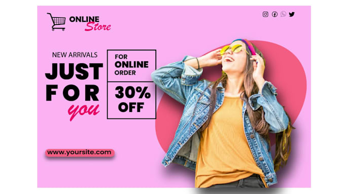 design unique web banner, ads banner, cover