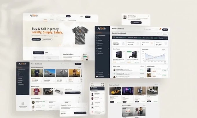 design an attractive figma website UI UX saas and dashboards