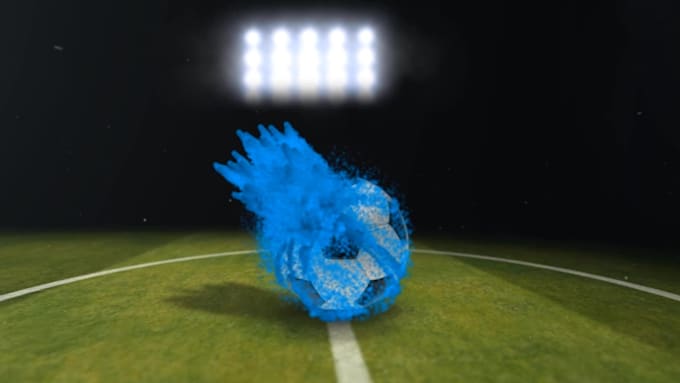 make soccer sport video animation intro