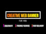 creative animated web banners GIF or video format