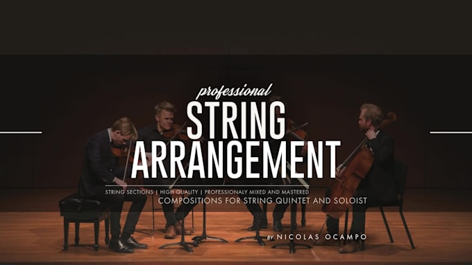 Create a string arrangement or section for your song by Nicolasocampo ...