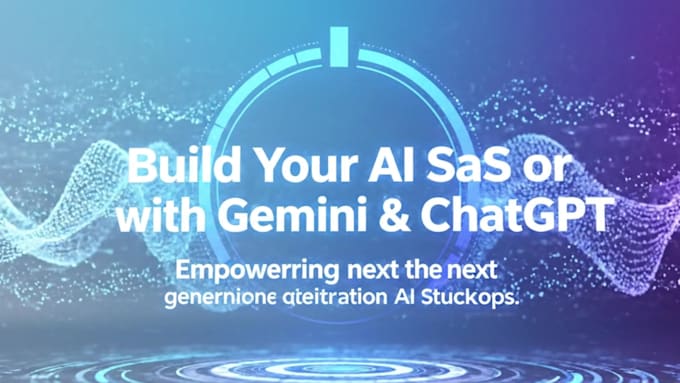 build your gemini pro ai saas and ai website or ai chatbot