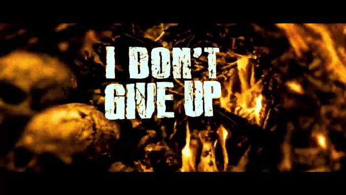 make metal lyric video for you