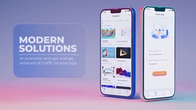 create a high quality app promo video app explainer video app demo showcase
