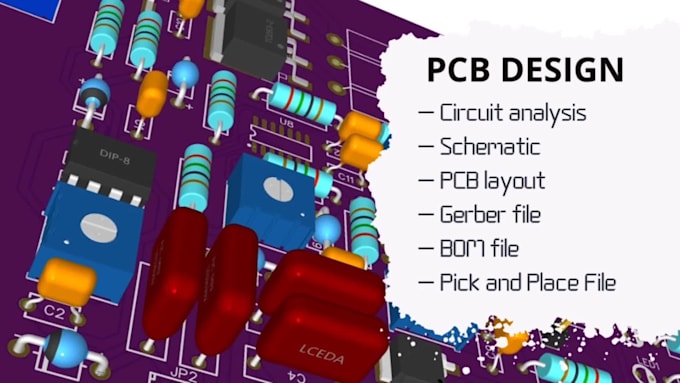 design best pcb board, schematic and 3d model