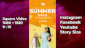 do animated story and post for instagram