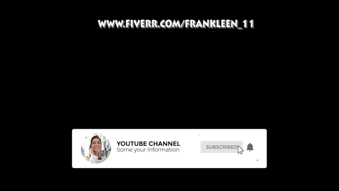 make animated youtube subscribe and social media lower thirds