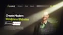 create a modern wordpress website or landing page