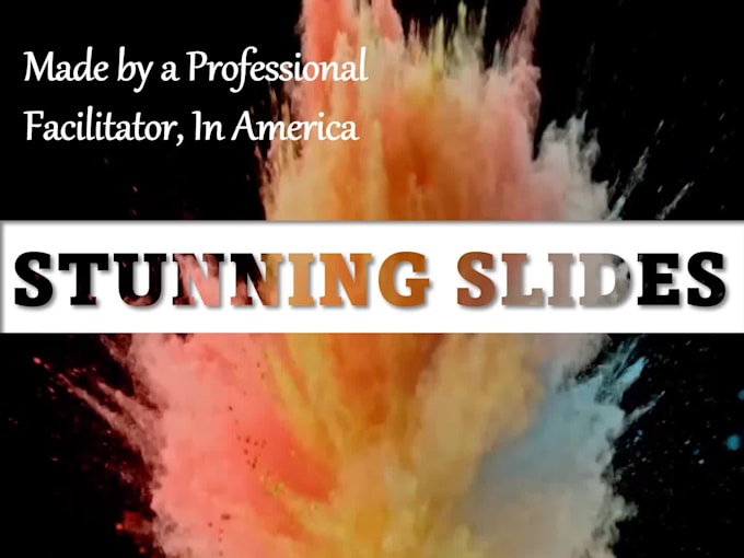create a professional powerpoint presentation or slide deck
