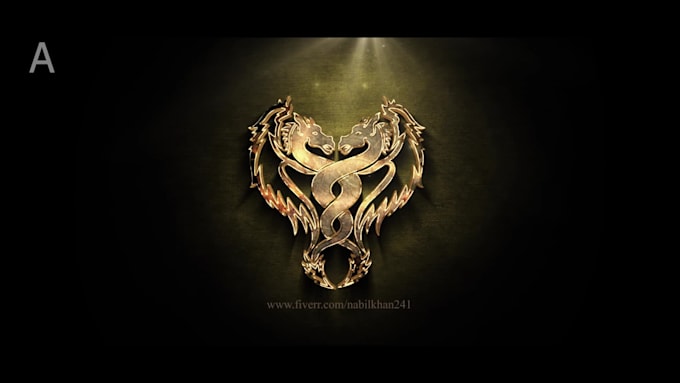 make logo animation for elegant, gold, silver designs
