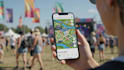 create vector illustrated map festival map event map campground map