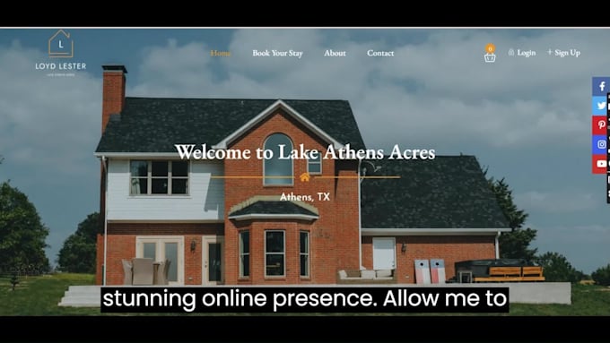 create short term rental, vacation rental website
