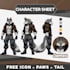 furry reference sheet fursona ref sheet commission anthro ref sheet nsfw oc