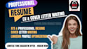 create professional cv, resume writing ,cv builder, cv maker