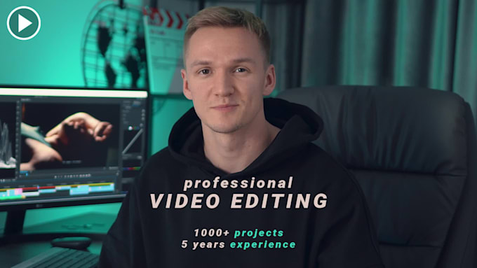 do professional video editing and motion graphics