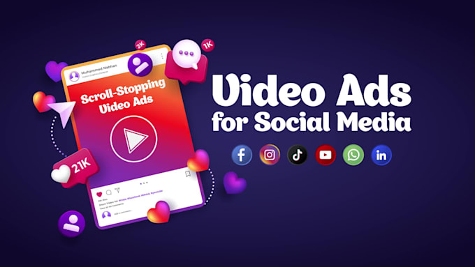 create a high converting social media video ad for facebook and instagram