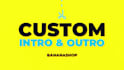 produce custom intro and outro or logo animation for youtube