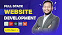 custom website development, full stack web developer, frontend backend developer