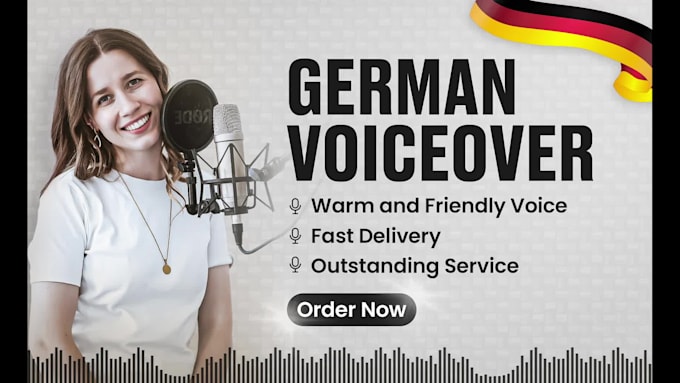 record a female german voiceover