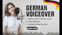 record a female german voiceover
