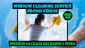 do window cleaning, window washing or cleaning service video