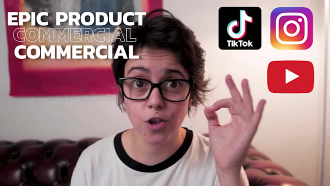 shoot an epic product commercial youtube, instagram, tiktok