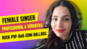 sing powerful and emotional female vocals for your song