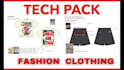 design fashion clothing mockups and tech pack