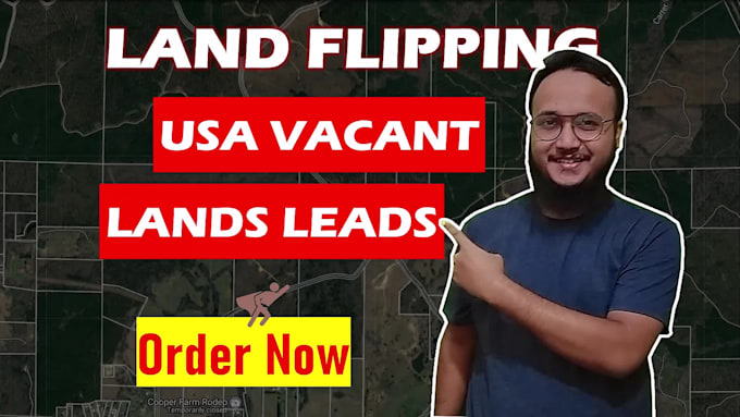 provide USA vacant lands data for land flipping
