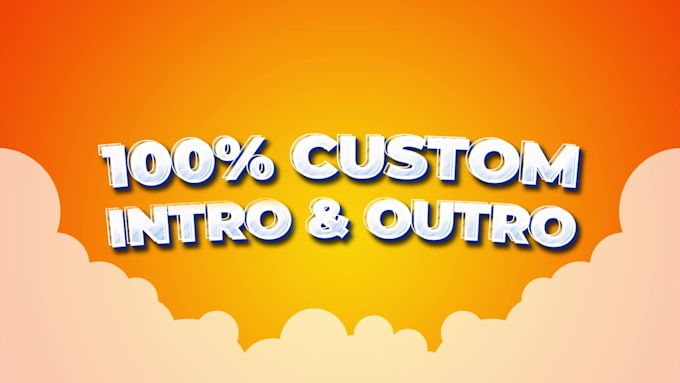 create custom intro, outro or logo animation for your youtube channel