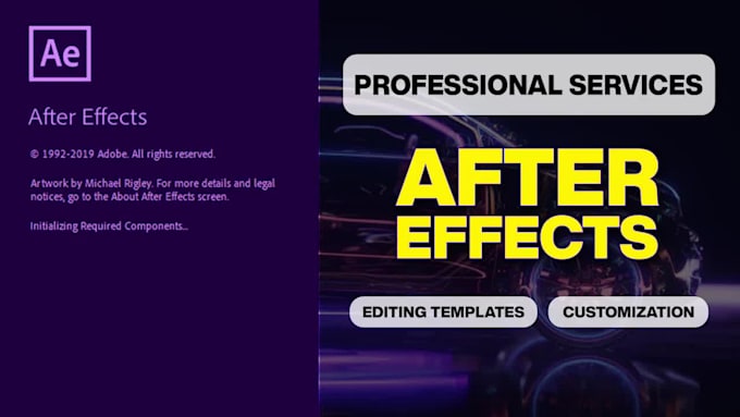 edit any after effect template and premier pro of videohive