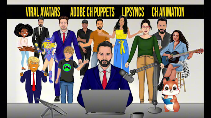 create an adobe character animator puppet rig