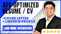 write an ats optimized executive resume that gets interviews