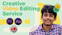 do professional video editing, youtube video edits