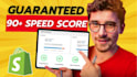 do shopify speed optimization to speed up store within 24hrs