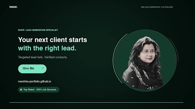 do ai powered b2b lead generation, email list building and data scraping