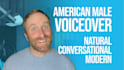record a professional natural american male voice over