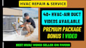 do hvac video or hvac install repair service promo