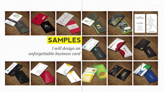 sample business cards design