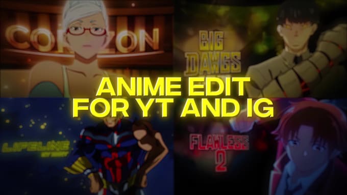 make engaging anime edits and amvs
