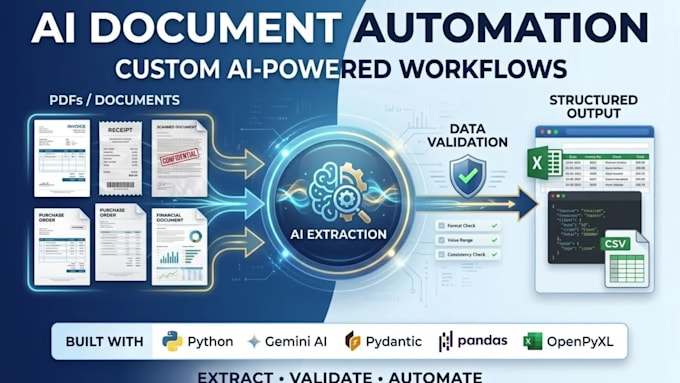 build a custom ai document automation system using python